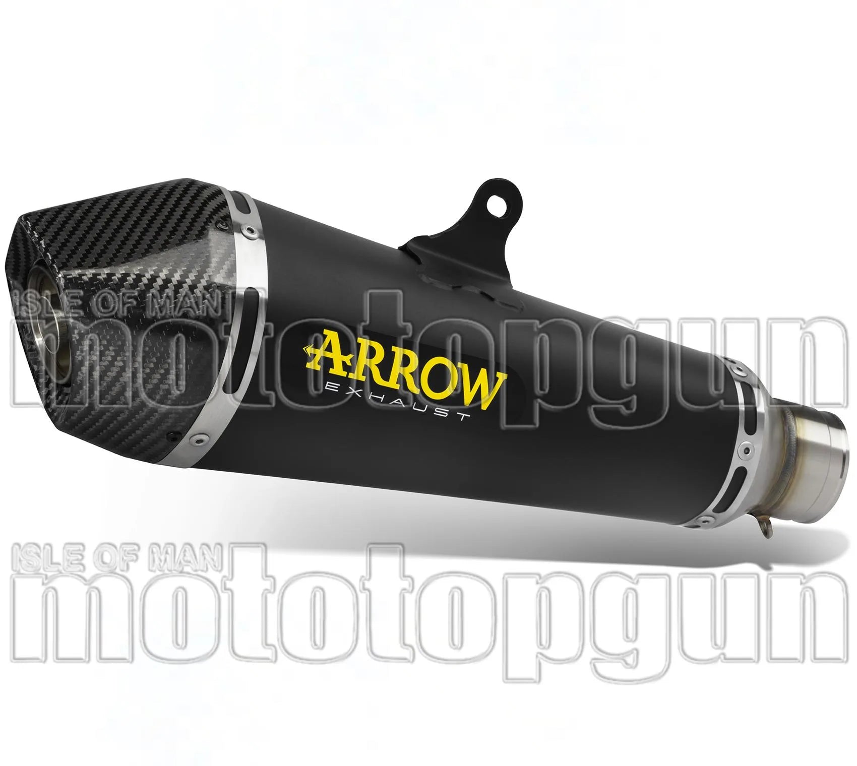 Exhaust Tip With Noise Certification X-Kone Black Nichrom Carbon - Arrow Special Parts Compatible With Suzuki Gsx-S 1000 Gt (2021-2024)