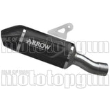 Exhaust Tip With Noise Certification Indy-Race Evo Black Aluminium Carby End Cap - Arrow Special Parts Compatible With Bmw R 1300 Gs Adventure (2024-2026)