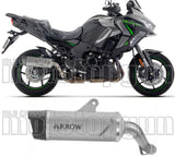 Exhaust Tip With Noise Certification Indy-Race Evo Titanium Carby End Cap - Arrow Special Parts Compatible With Kawasaki Versys 1100 (2025-2026)