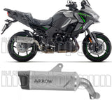 Exhaust Tip With Noise Certification Indy-Race Evo Titanium Carby End Cap - Arrow Special Parts Compatible With Kawasaki Versys 1100 (2025-2026)