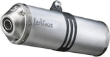 Exhaust Tip With Noise Certification Lv-X Aluminum Stainless Steel End Cap - Leovince Compatible With Suzuki Dr 650 Se (1996-2015)