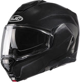 Flip-Up Motorcycle Helmet Hjc I100 Advanced Polycarbonate Metal Black Size 09 L