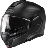 Flip-Up Motorcycle Helmet Hjc I100 Advanced Polycarbonate Semi Flat Black Size 07 S