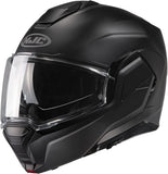 Flip-Up Motorcycle Helmet Hjc I100 Advanced Polycarbonate Semi Flat Black Size 07 S