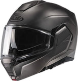 Flip-Up Motorcycle Helmet Hjc I100 Advanced Polycarbonate Semi Flat Titanium Size 09 L