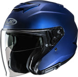 Urban Motorcycle Helmet Hjc I31 Advanced Polycarbonate Semi Flat Metallic Blue Size 09 L