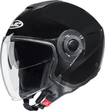 Urban Motorcycle Helmet Hjc I40N Advanced Polycarbonate Metal Black Size 07 S