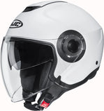 Urban Motorcycle Helmet Hjc I40N Advanced Polycarbonate Pearl White Size 06 Xs