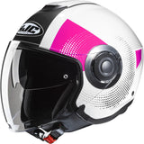 Urban Motorcycle Helmet Hjc I40N Advanced Polycarbonate Mc8 Pyle Size 08 M
