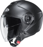 Urban Motorcycle Helmet Hjc I40N Advanced Polycarbonate Semi Flat Black Size 10 Xl