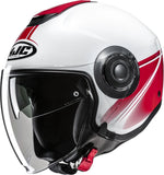 Urban Motorcycle Helmet Hjc I40N Advanced Polycarbonate Mc1 Vision Size 11 Xxl