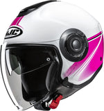 Urban Motorcycle Helmet Hjc I40N Advanced Polycarbonate Mc8 Vision Size 09 L