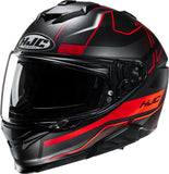 Full-Face Motorcycle Helmet Hjc I71 Advanced Polycarbonate Mc1Sf Iorix Size 07 S