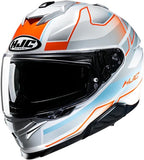 Full-Face Motorcycle Helmet Hjc I71 Advanced Polycarbonate Mc27 Iorix Size 06 Xs