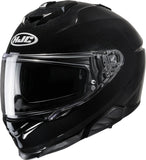 Full-Face Motorcycle Helmet Hjc I71 Advanced Polycarbonate Metal Black Size 07 S