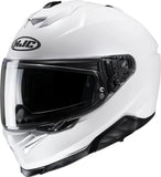 Full-Face Motorcycle Helmet Hjc I71 Advanced Polycarbonate Pearl White Size 07 S
