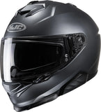 Full-Face Motorcycle Helmet Hjc I71 Advanced Polycarbonate Semi Flat Anthracite Size 05 Xxs