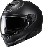 Full-Face Motorcycle Helmet Hjc I71 Advanced Polycarbonate Semi Flat Black Size 07 S