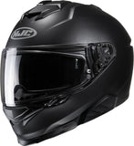 Full-Face Motorcycle Helmet Hjc I71 Advanced Polycarbonate Semi Flat Black Size 10 Xl