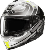 Full-Face Motorcycle Helmet Hjc I71 Advanced Polycarbonate Mc3H Viz Size 06 Xs