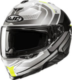 Full-Face Motorcycle Helmet Hjc I71 Advanced Polycarbonate Mc3H Viz Size 06 Xs