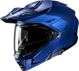 Flip-Up Motorcycle Helmet Hjc I80 Advanced Polycarbonate Semi Flat Metallic Blue Size 07 S