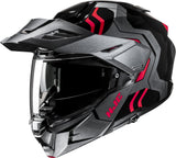 Flip-Up Motorcycle Helmet Hjc I80 Advanced Polycarbonate Mc1 Velly Size 09 L