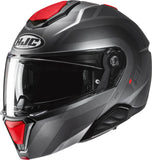 Flip-Up Motorcycle Helmet Hjc I91 Advanced Polycarbonate Composite Mc1Sf Arven Size 08 M