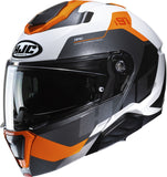 Flip-Up Motorcycle Helmet Hjc I91 Advanced Polycarbonate Composite Mc7 Carst Size 09 L