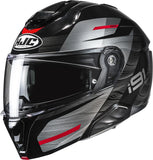 Flip-Up Motorcycle Helmet Hjc I91 Advanced Polycarbonate Composite Mc1 Dusk Size 07 S