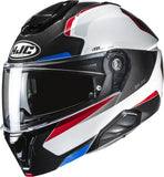 Flip-Up Motorcycle Helmet Hjc I91 Advanced Polycarbonate Composite Mc21 Felio Size 09 L