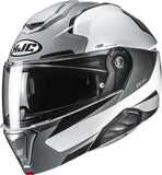 Flip-Up Motorcycle Helmet Hjc I91 Advanced Polycarbonate Composite Mc5 Felio Size 08 M