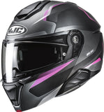 Flip-Up Motorcycle Helmet Hjc I91 Advanced Polycarbonate Composite Mc8Sf Felio Size 07 S