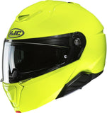 Flip-Up Motorcycle Helmet Hjc I91 Advanced Polycarbonate Composite Fluorescent Green Size 08 M