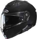 Flip-Up Motorcycle Helmet Hjc I91 Advanced Polycarbonate Composite Metal Black Size 06 Xs