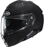 Flip-Up Motorcycle Helmet Hjc I91 Advanced Polycarbonate Composite Metal Black Size 08 M