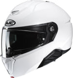 Flip-Up Motorcycle Helmet Hjc I91 Advanced Polycarbonate Composite Pearl White Size 10 Xl