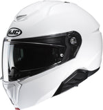 Flip-Up Motorcycle Helmet Hjc I91 Advanced Polycarbonate Composite Pearl White Size 10 Xl