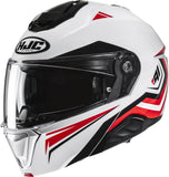 Flip-Up Motorcycle Helmet Hjc I91 Advanced Polycarbonate Composite Mc1 Tricus Size 07 S