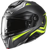 Flip-Up Motorcycle Helmet Hjc I91 Advanced Polycarbonate Composite Mc3Hsf Tricus Size 10 Xl