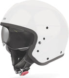 Urban Motorcycle Helmet Airoh J 110 - J114 Composite Carbon Gloss White Color Size L