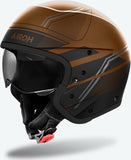 Urban Motorcycle Helmet Airoh J 110 - J1S29 Composite Carbon Matte Bronze Slim Size S
