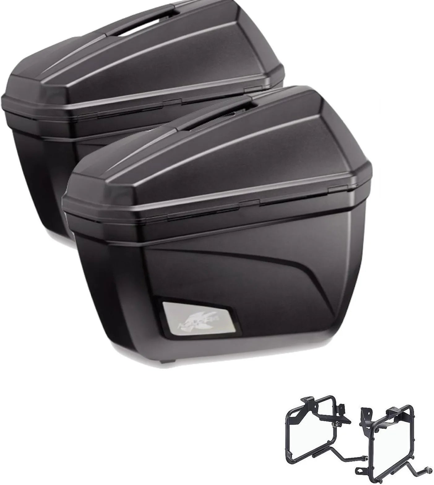 Side Cases K22N + Side Cases Holder - Kappa Moto Compatible With Benelli Trk 502 (2017-2020)