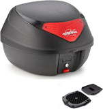 Top Case K29N + Rear Rack - Kappa Moto Compatible With Voge Trofeo 300 Ac Scrambler (2022-2023)