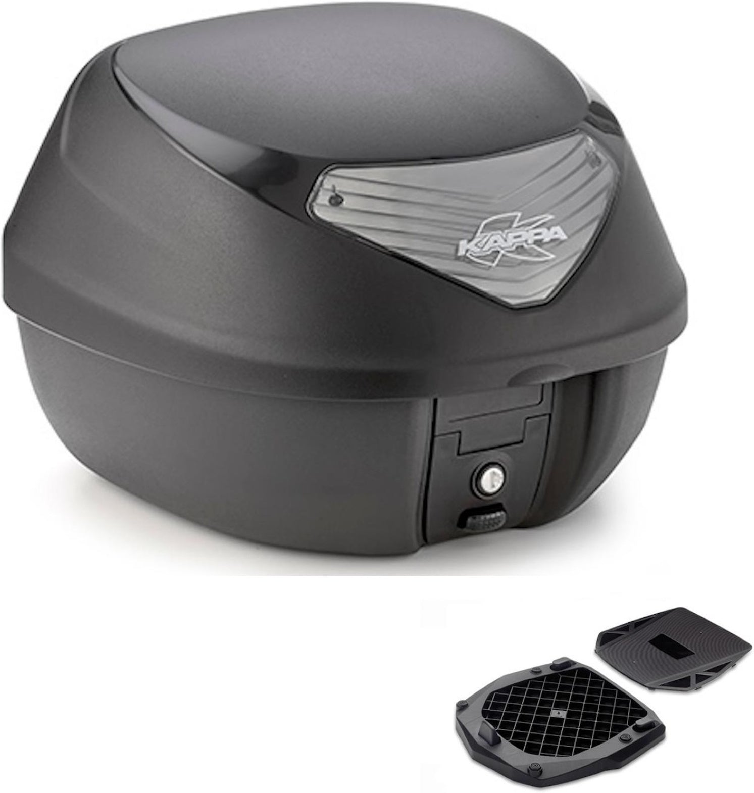 Top Case K29Nt + Rear Rack - Kappa Moto Compatible With Moto Guzzi V7 850 Stone (2021-2023)