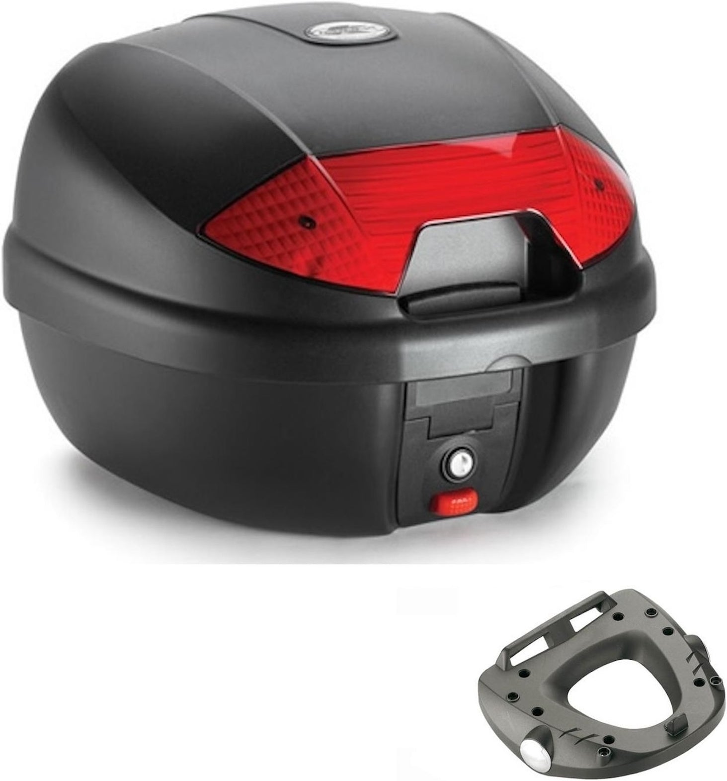 Top Case K30N + Rear Rack - Kappa Moto Compatible With Triumph Street Triple 765 (2017-2019)