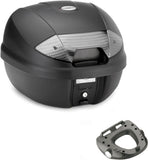 Top Case K30Nt 30 Lt + Rear-Rack Monolock - Kappa Moto Compatible With Honda Forza 125 Abs (2015-2018)