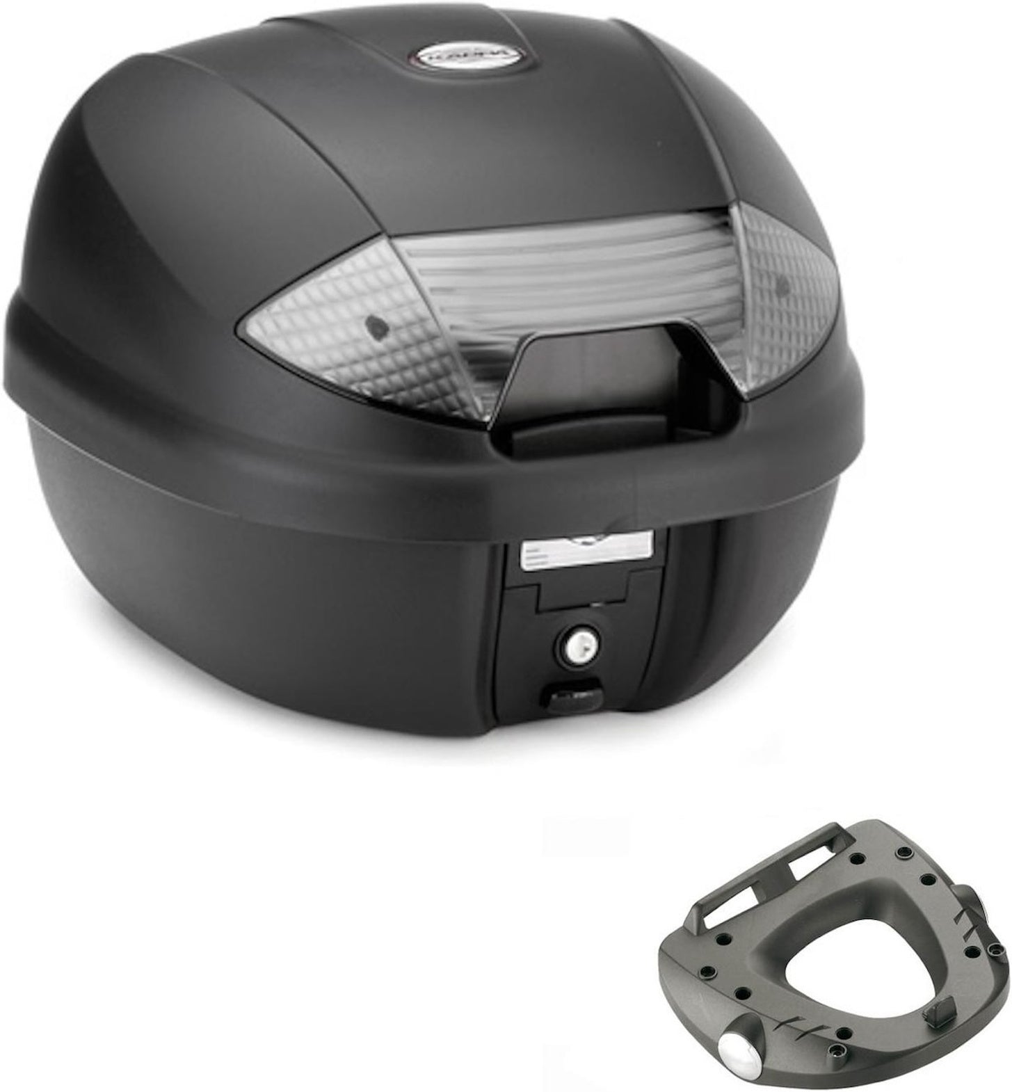 Top Case K30Nt + Rear Rack - Kappa Moto Compatible With Aprilia Shiver 900 Abs (2010-2020)