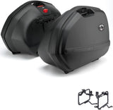 Side Cases K33N + Side Cases Holder - Kappa Moto Compatible With Suzuki Gsx 650 F (2008-2014)