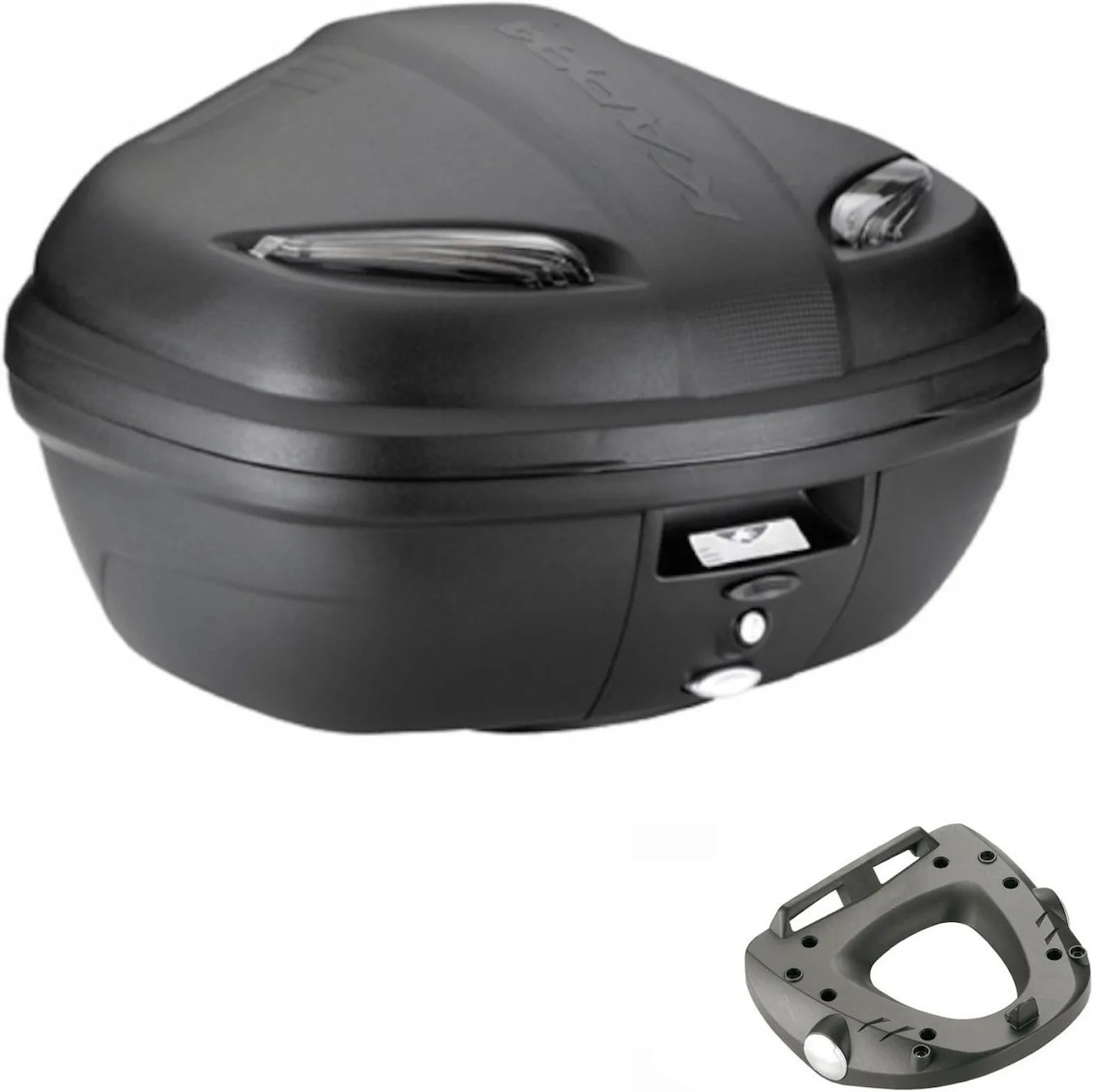 Top Case K47Nt + Rear Rack Manta - Kappa Moto Compatible With Wottan Storm S 300 (2022-2023)